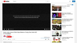 
                            4. Watch video review of Birla Vidya Niketan in Pushp Vihar Delhi NCR ...