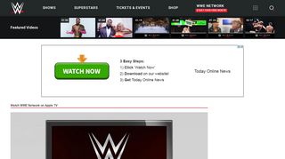 
                            12. Watch WWE Network on Apple TV | WWE