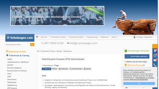 
                            7. WatchGuard Fireware XTM Administrator - IT-Schulungen.com