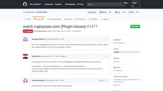 
                            10. watch.rugbypass.com [Plugin Issues] · Issue #1477 · streamlink ...