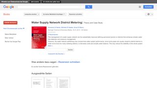 
                            10. Water Supply Network District Metering: Theory and Case Study