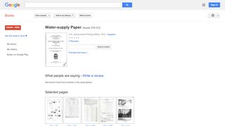 
                            11. Water-supply Paper