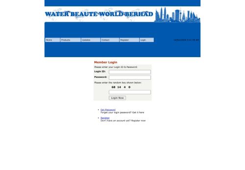 
                            2. WaterBeauteWorld - Member Login - Water Beaute World Berhad