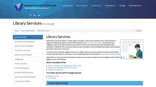 
                            8. Waterford City & County Council : Library Services