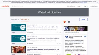 
                            10. Waterford Libraries Events | Eventbrite