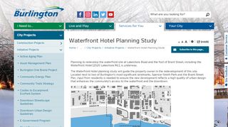 
                            7. Waterfront Hotel Planning Study - City of Burlington