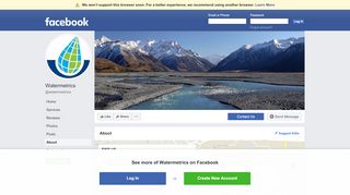 
                            7. Watermetrics - About | Facebook