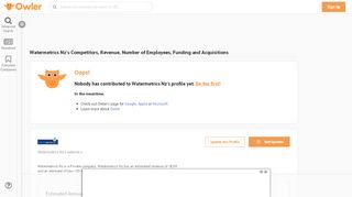 
                            8. Watermetrics Nz Competitors, Revenue and Employees - Owler ...