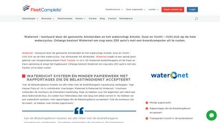 
                            11. Waternet - Fleet Complete Nederland