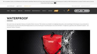
                            11. Waterproof | ORTLIEB