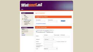 
                            2. Watsnel.nl » Login of registreer