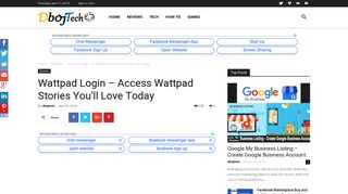 
                            12. Wattpad Login - Access Wattpad Stories You'll Love Today - Dbojtech