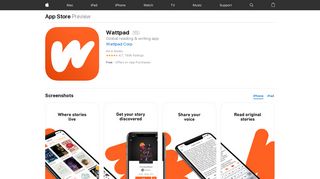 
                            11. Wattpad on the App Store - iTunes - Apple