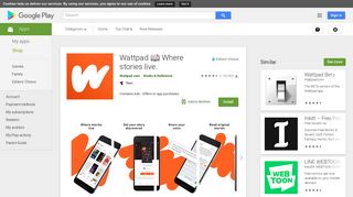 
                            10. Wattpad Tempat cerita menjadi hidup - Aplikasi di Google Play