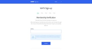 
                            2. WATV Sign-up