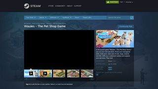
                            13. Wauies - The Pet Shop Game on Steam