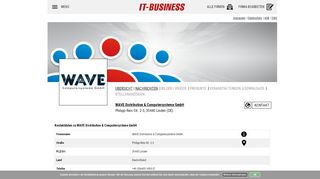 
                            5. WAVE Distribution & Computersysteme GmbH in Linden - IT-Business