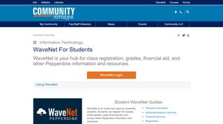 
                            13. WaveNet For Students | Pepperdine University | Pepperdine Community