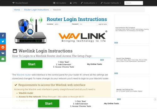 
                            3. Wavlink Login: How to Access the Router Settings | RouterReset