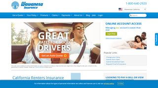 
                            4. Wawanesa insurance: California Auto, Home & Renters Coverage