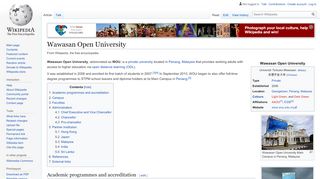 
                            11. Wawasan Open University - Wikipedia