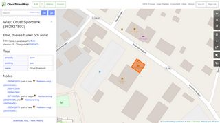 
                            11. Way:   Orust Sparbank   (  362927803  ) | OpenStreetMap