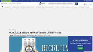 
                            11. WAY2CALL recrute 100 Conseillers Commerciaux - Groupe Info Etudes