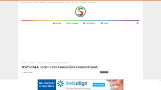 
                            9. WAY2CALL recrute 100 Conseillers Commerciaux Senedico