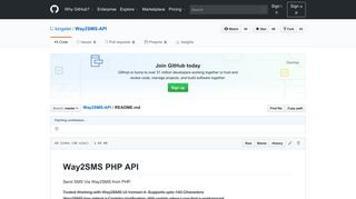 
                            7. Way2SMS-API/README.md at master · kingster/Way2SMS-API · GitHub