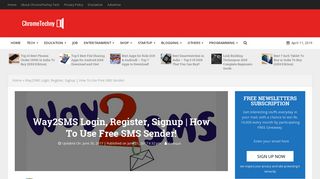 
                            12. Way2SMS Login, Register, Signup | How To Use Free SMS Sender!