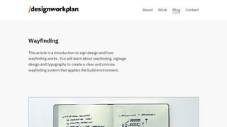 
                            7. Wayfinding and sign design - /designworkplan wayfinding design studio