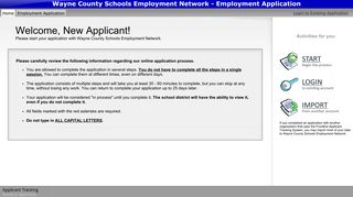 
                            11. Wayne County Schools Employment Network - Employment Application