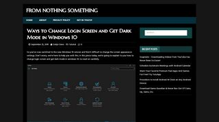 
                            11. Ways to Change Login Screen and Get Dark Mode in Windows 10 ...