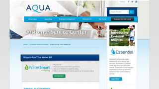 
                            11. Ways to Pay Your Water Bill Online: Aqua Bill Pay - Aqua America