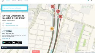 
                            12. Waze Livemap - Driving Directions to Mosshill Credit Union, Bellshill ...