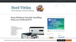 
                            1. Wazo Platform Tutorial: Installing Wazo on a Dedicated PC – Nerd Vittles