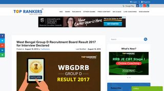 
                            6. WBGDRB Result 2017 Group D | WBGDRB Group D ... - TopRankers