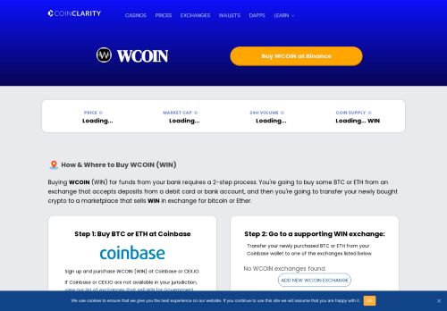 
                            7. WCOIN – Coin Clarity