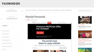 
                            3. Wcpclub Passwords – PasswordsER