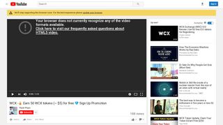 
                            5. WCX -   Earn 50 WCX tokens (~ $5) for free Sign Up Promotion ...
