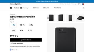 
                            6. WD Elements Portable – stockage de grande capacité | WD