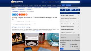 
                            13. WD My Passport Wireless SSD Review: Network Storage ...