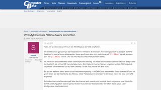 
                            11. WD MyCloud als Netzlaufwerk einrichten | ComputerBase Forum