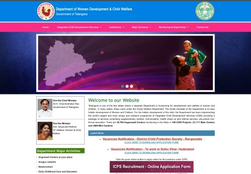 
                            2. WDCW Department - Government of Telangana