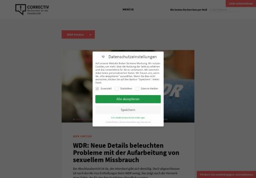 
                            7. WDR: Neue Details beleuchten Probleme mit der Aufarbeitung von ...