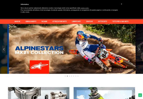 
                            6. WDRacing: Negozio online accessori e abbigliamento motocross ...