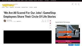 
                            13. 'We Are All Scared For Our Jobs': GameStop Employees Share Their ...