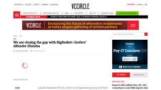 
                            12. We are closing the gap with BigBasket: Grofers' Albinder Dhindsa ...