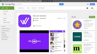 
                            7. We are testers - Aplicaciones en Google Play