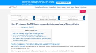 
                            5. We compare StarHOT rates and StarFRND rates - Mighty Travels